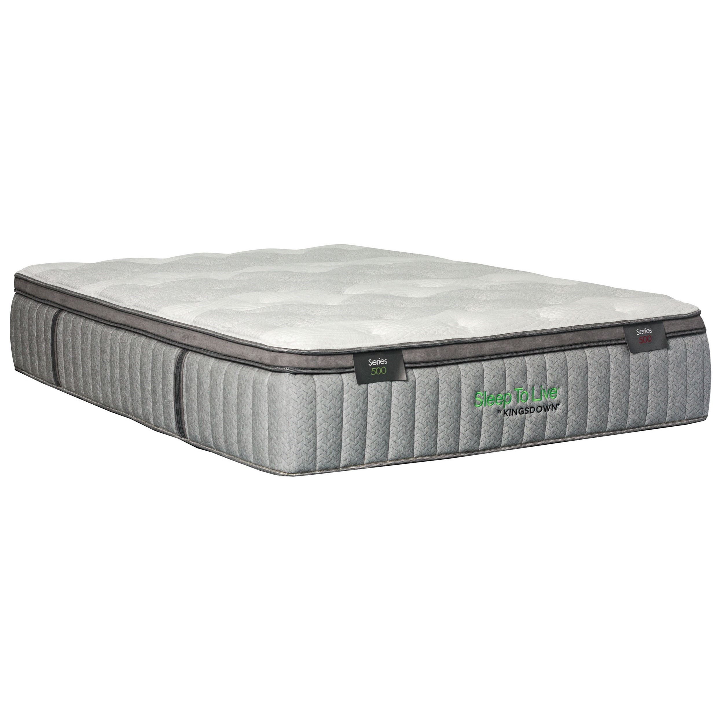 Kingsdown Sleep to Live 500 Blue Queen 14.5" Firm Pillow Top Mattress Story & Lee Furniture